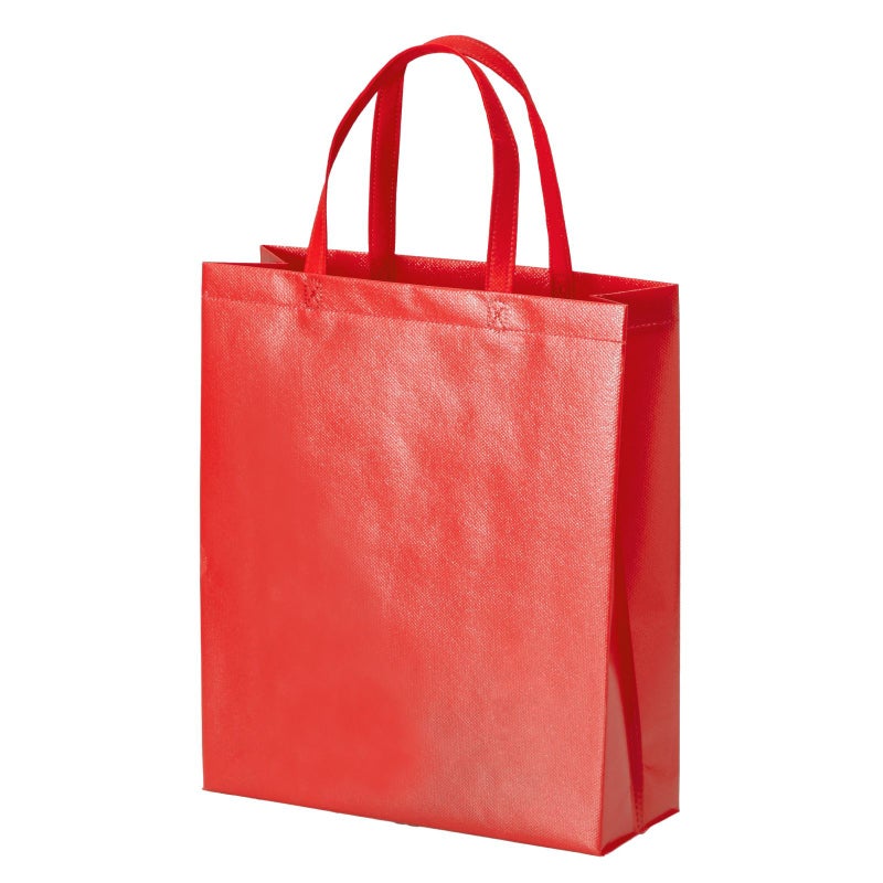 不織布バッグ｜【名入れ対応】不織布ラミバッグ　角底　A4縦サイズ｜ 100枚入