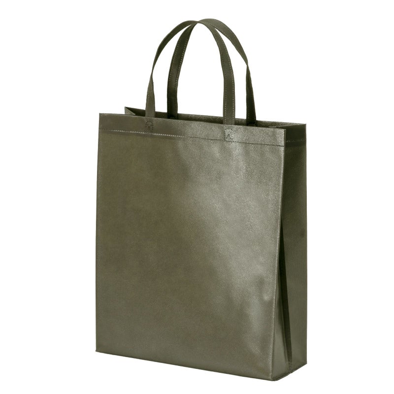 不織布バッグ｜【名入れ対応】不織布ラミバッグ　角底　A4縦サイズ｜ 100枚入