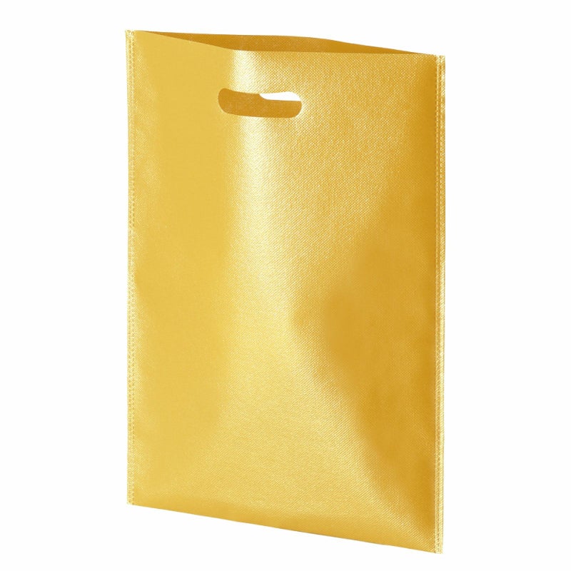 不織布バッグ｜【名入れ対応】ラミ不織布バッグ　マチ無《小判抜き》　A4サイズ｜100枚入