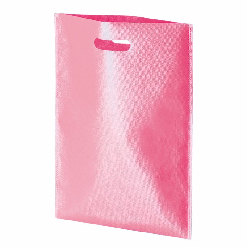 不織布バッグ｜【名入れ対応】ラミ不織布バッグ　マチ無《小判抜き》　A4サイズ｜100枚入