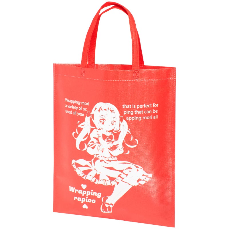 シルク印刷　本体赤/印刷色白