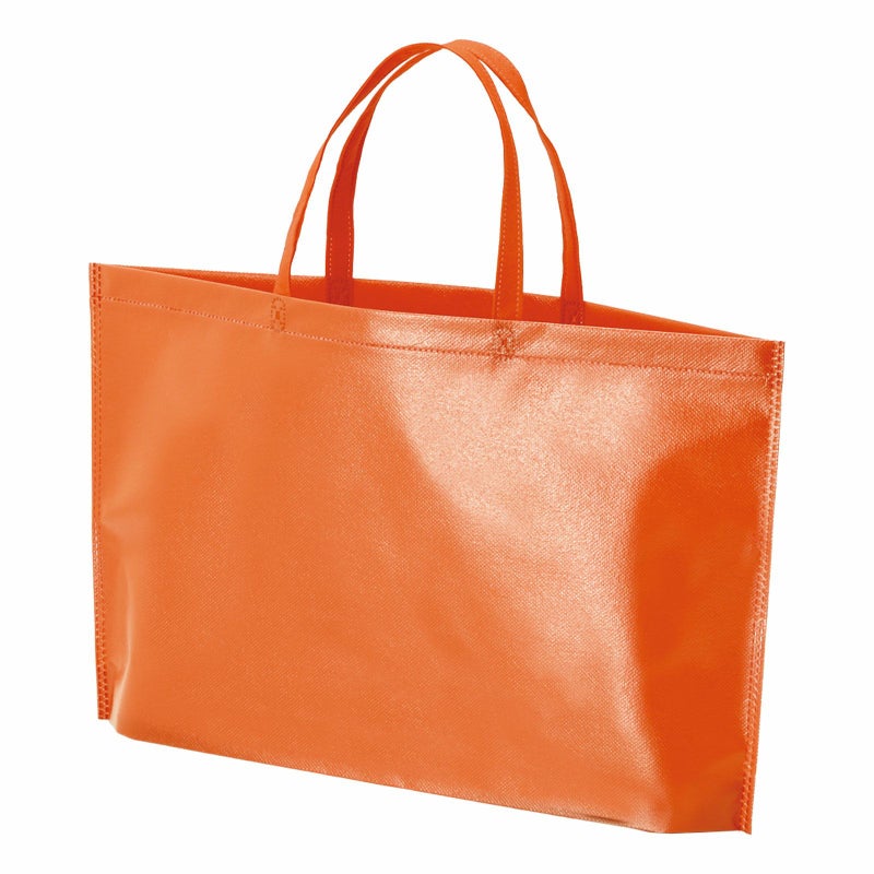 不織布バッグ｜ラミ不織布バッグ　底マチ　A4横サイズ｜100枚入～