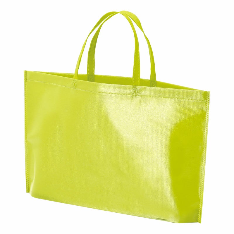 不織布バッグ｜ラミ不織布バッグ　底マチ　A4横サイズ｜100枚入～