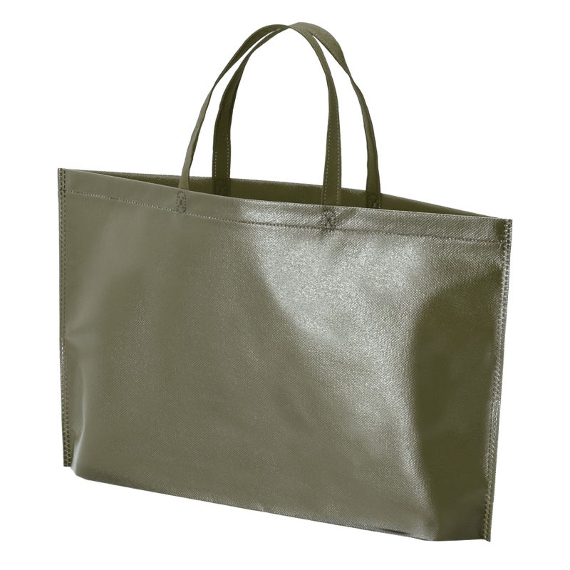 不織布バッグ｜ラミ不織布バッグ　底マチ　A4横サイズ｜100枚入～