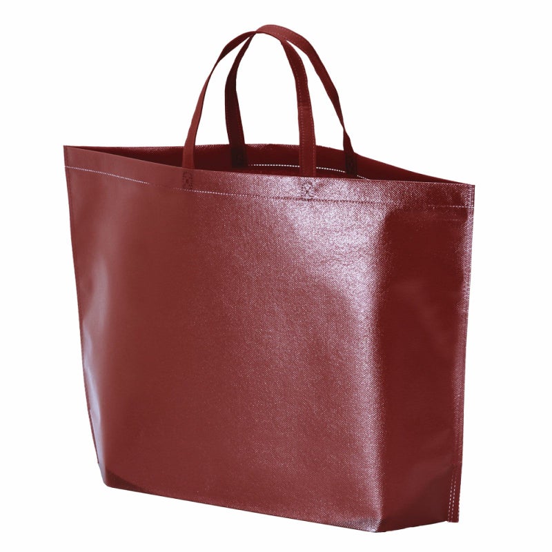 不織布バッグ｜ラミ不織布バッグ　底マチ　大サイズ｜100枚入～