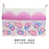 【夏ギフト】お花巾着（大）朝顔市松柄｜不織布ラッピング袋｜20枚入～