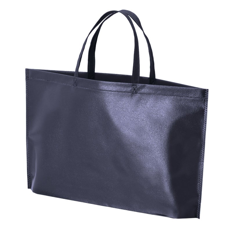 不織布バッグ｜【名入れ対応】ラミ不織布バッグ　底マチ　A4横サイズ｜100枚入～