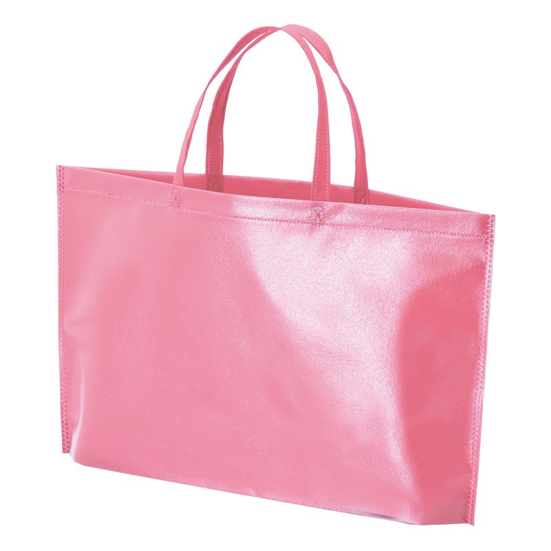 不織布バッグ｜【名入れ対応】ラミ不織布バッグ　底マチ　A4横サイズ｜100枚入～