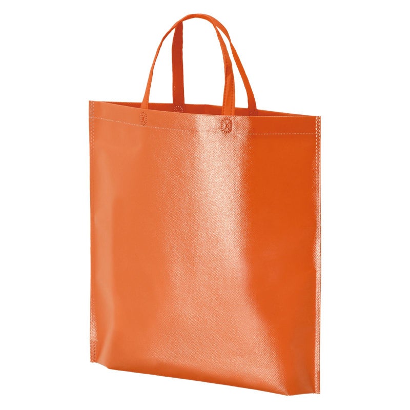 不織布バッグ｜【名入れ対応】ラミ不織布バッグ　底マチ　A4縦サイズ｜100枚入～