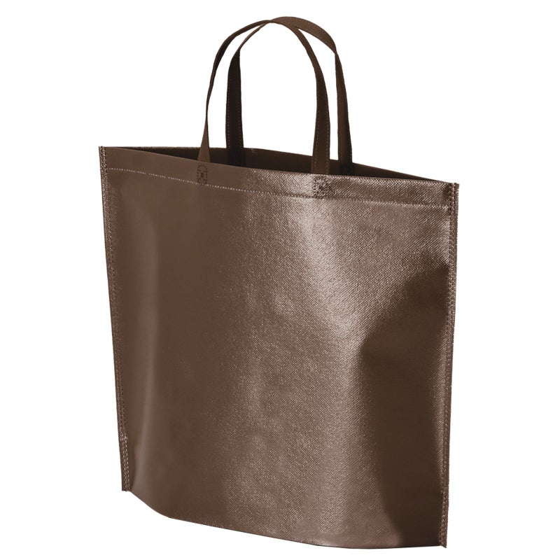 不織布バッグ｜【名入れ対応】ラミ不織布バッグ　底マチ　A4横サイズ｜100枚入～