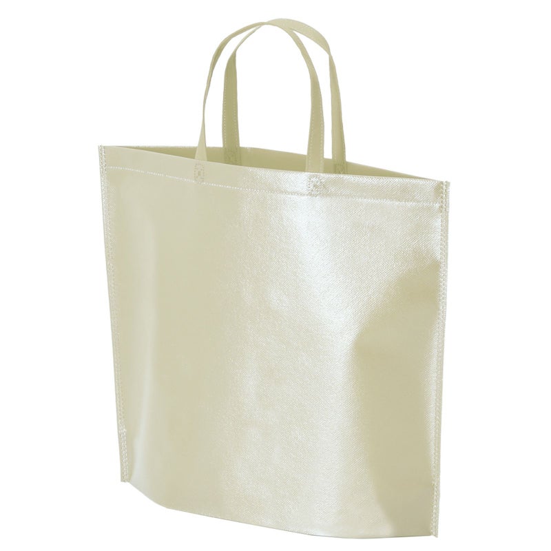 不織布バッグ｜【名入れ対応】ラミ不織布バッグ　底マチ　A4横サイズ｜100枚入～