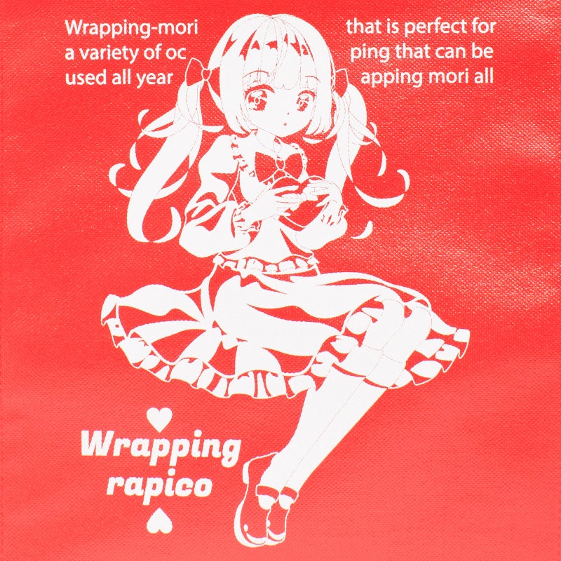 シルク印刷　本体赤/印刷色白