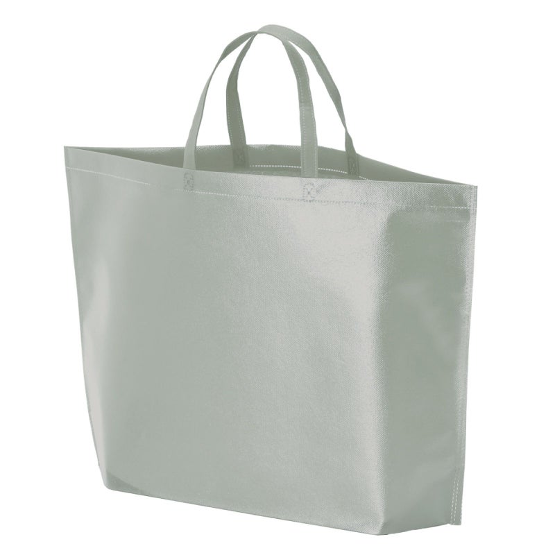 不織布バッグ｜【名入れ対応】ラミ不織布バッグ　底マチ　A4横サイズ｜100枚入～