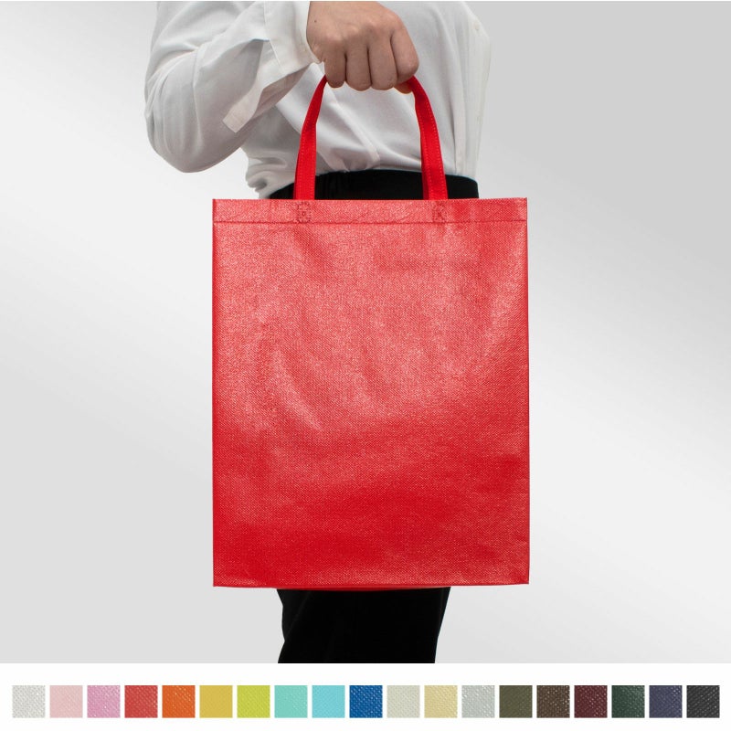 不織布バッグ｜ラミ不織布バッグ　角底　A4縦サイズ｜100枚入～