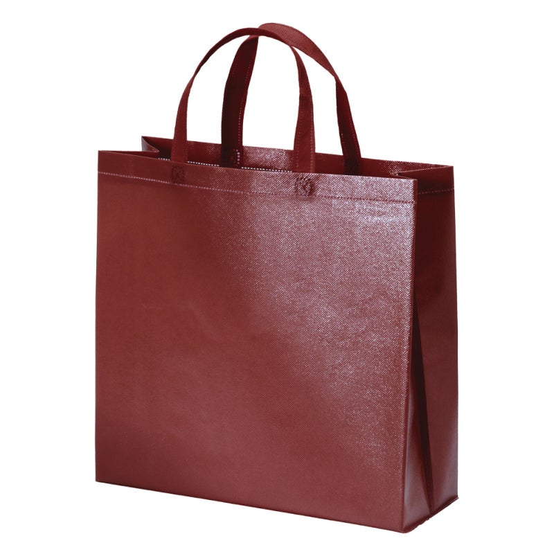 不織布バッグ｜ラミ不織布バッグ　角底　小サイズ｜100枚入～