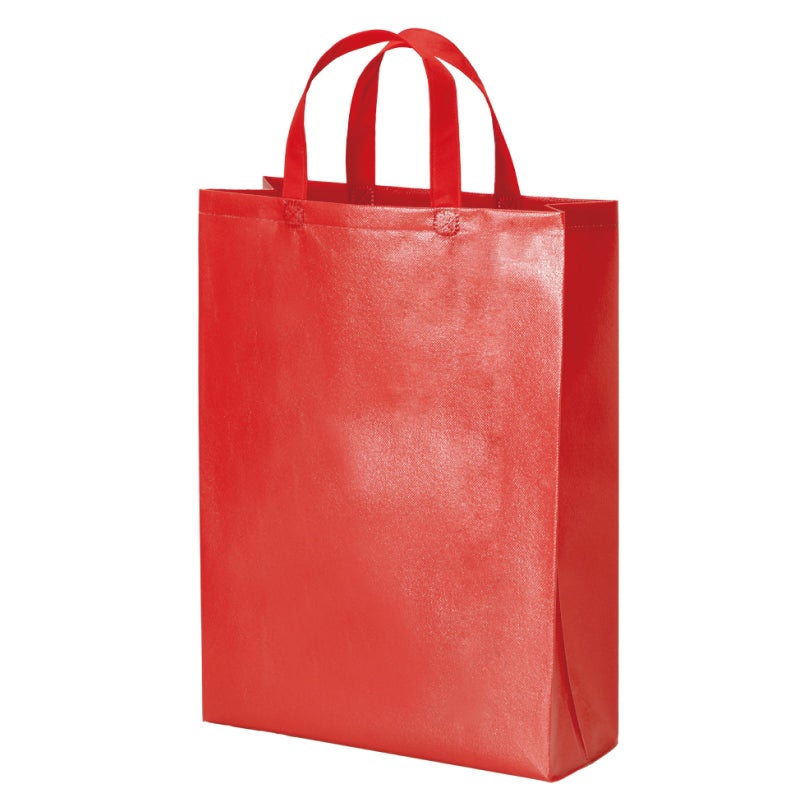 不織布バッグ｜ラミ不織布バッグ　角底　中縦サイズ｜100枚入～