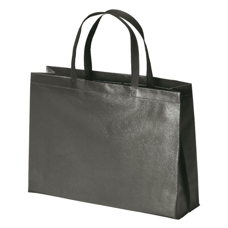 不織布バッグ｜【名入れ対応】ラミ不織布バッグ　角底　A4横サイズ｜100枚入～