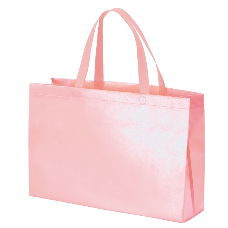 不織布バッグ｜【名入れ対応】不織布ラミバッグ　角底　中横サイズ｜ 100枚入