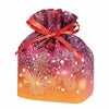 ラッピング｜【夏ギフト】巾着（小）キラキラ花火柄｜不織布ラッピング袋｜20枚入