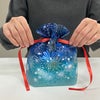 ラッピング｜【夏ギフト】巾着（小）キラキラ花火柄｜不織布ラッピング袋｜20枚入