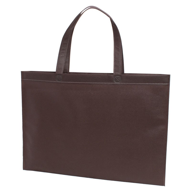 不織布バッグ｜【名入れ対応】不織布アドバッグ ふつう《75g》 持ち手付き　A3サイズ｜100枚入