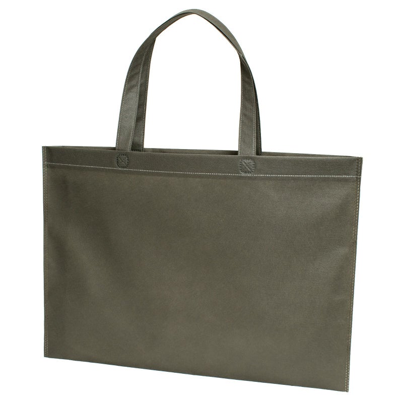 不織布バッグ｜【名入れ対応】不織布アドバッグ ふつう《75g》 持ち手付き　A3サイズ｜100枚入