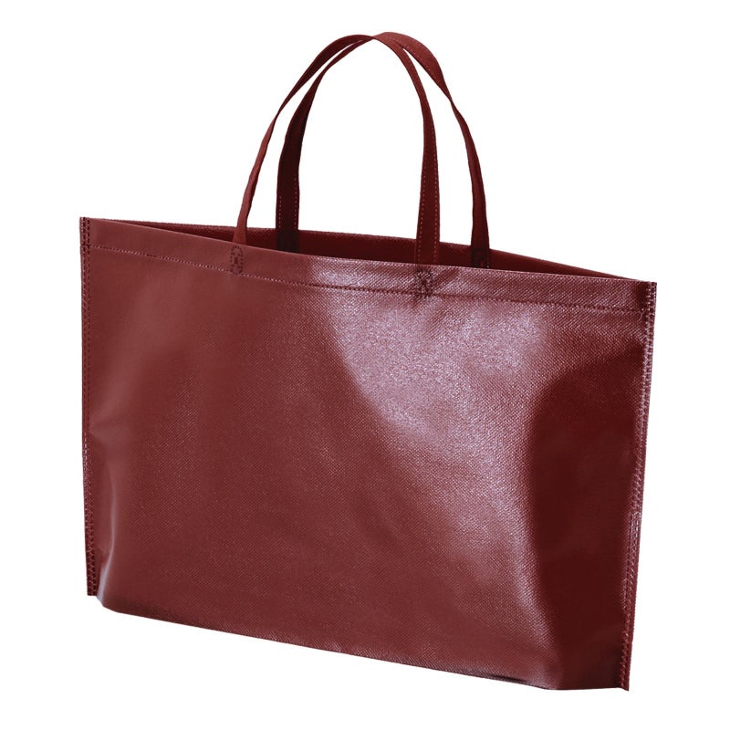 不織布バッグ｜【名入れリピーター専用】ラミ不織布バッグ　底マチ　A4横サイズ｜100枚入