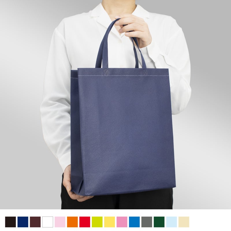 不織布バッグ｜【小ロット】不織布スクエアトート　ふつう《75g》　A4縦サイズ｜10枚入～