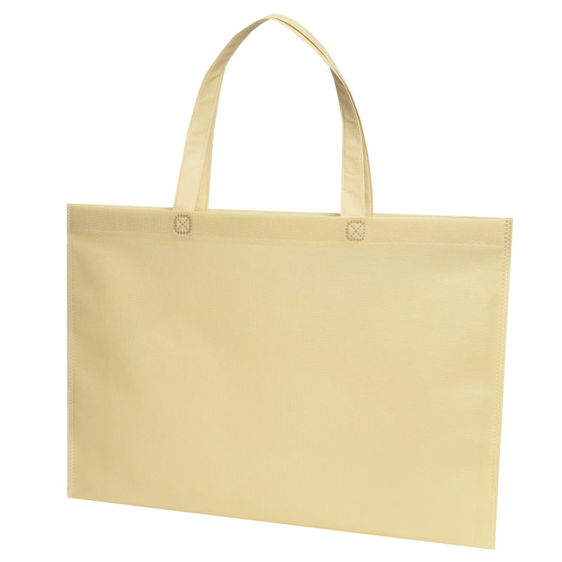 不織布バッグ｜【名入れ／リピーター専用】不織布アドバッグ ふつう《75g》 持ち手付き　A3サイズ｜100枚入