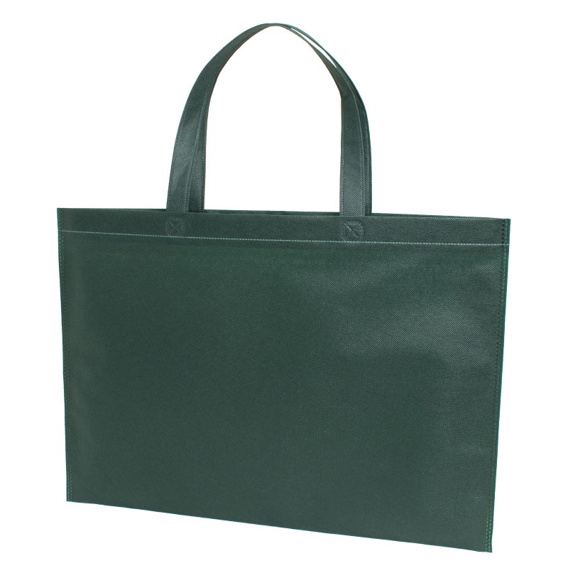 不織布バッグ｜【名入れ大ロット】不織布アドバッグ ふつう《75g》 持ち手付き　A3サイズ｜100枚入