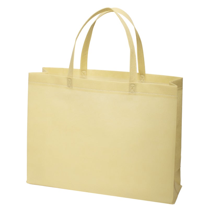 不織布バッグ｜【小ロット】不織布スクエアトート　ふつう《75g》　A4横サイズ｜10枚入～