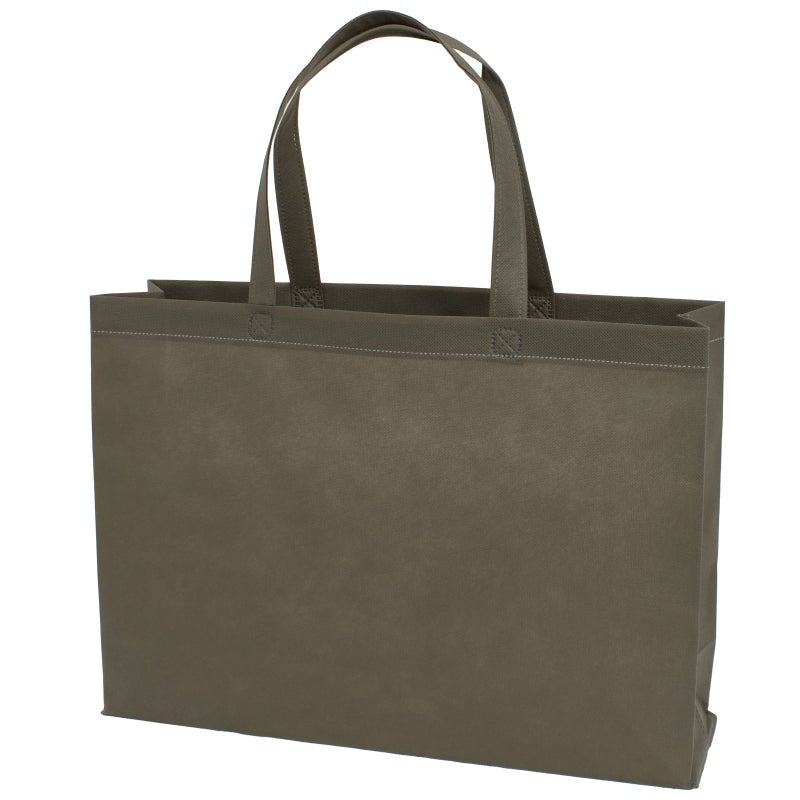 不織布バッグ｜織布スクエアトート　ふつう《75g》　中横サイズ｜100枚入～