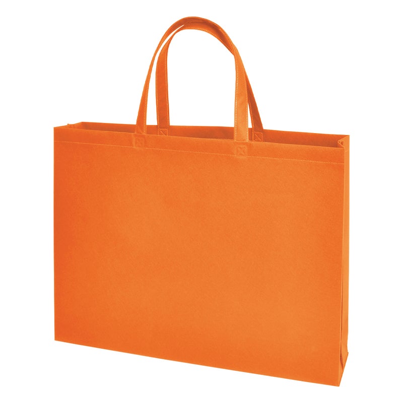 不織布バッグ｜【名入れ対応】不織布スクエアトート　ふつう《75g》　大サイズ｜ 100枚入