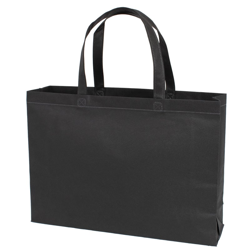 不織布バッグ｜【名入れ／リピーター専用】不織布スクエアトート　ふつう《75g》　中横サイズ｜ 100枚入