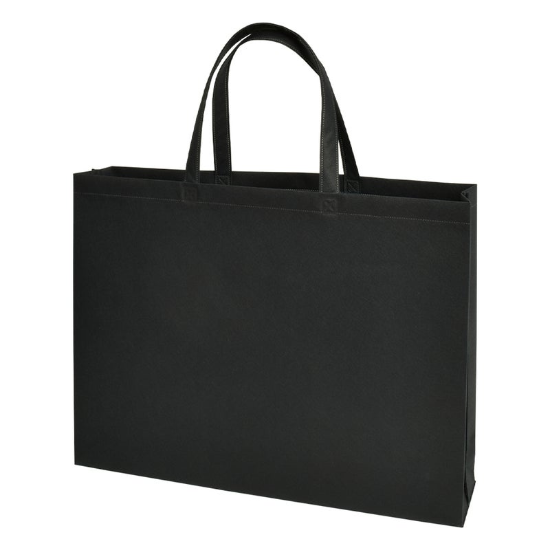 不織布バッグ｜【名入れ大ロット】不織布スクエアトート　ふつう《75g》　大サイズ｜ 100枚入