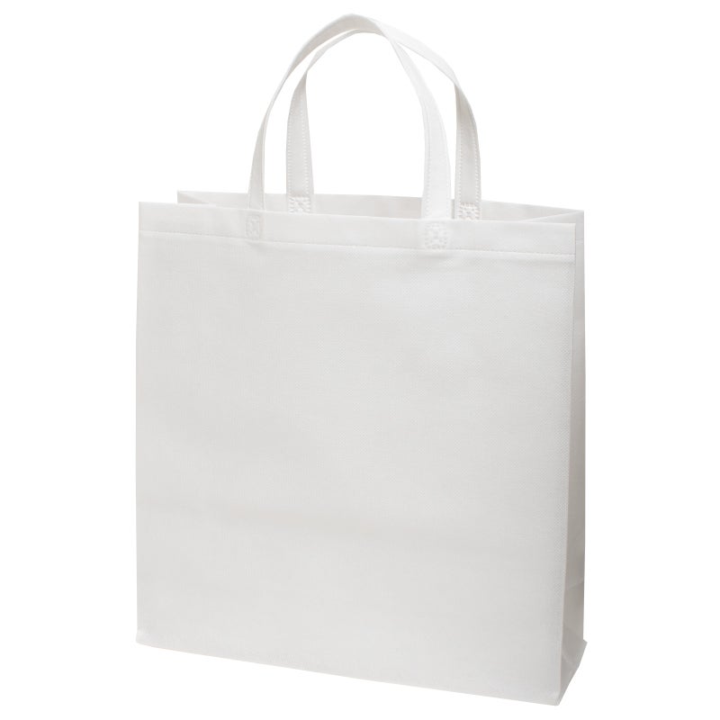 不織布バッグ｜【名入れ対応】不織布スクエアトート　ふつう《75g》　小サイズ｜ 100枚入