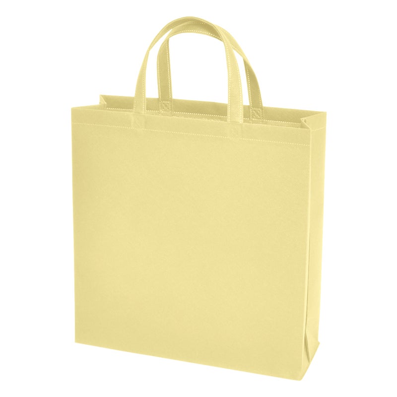 不織布バッグ｜【名入れ対応】不織布スクエアトート　ふつう《75g》　小サイズ｜ 100枚入