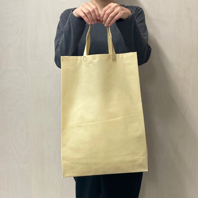 不織布バッグ｜不織布スクエアトート　ふつう《75g》　中縦サイズ｜100枚入～