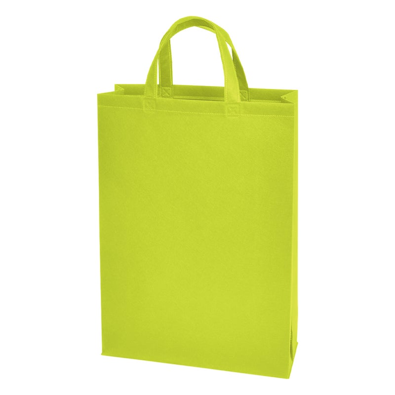 不織布バッグ｜【名入れ大ロット】不織布ベーシックトート　ふつう《75g》　中縦サイズ｜ 100枚入（1000枚以上専用）