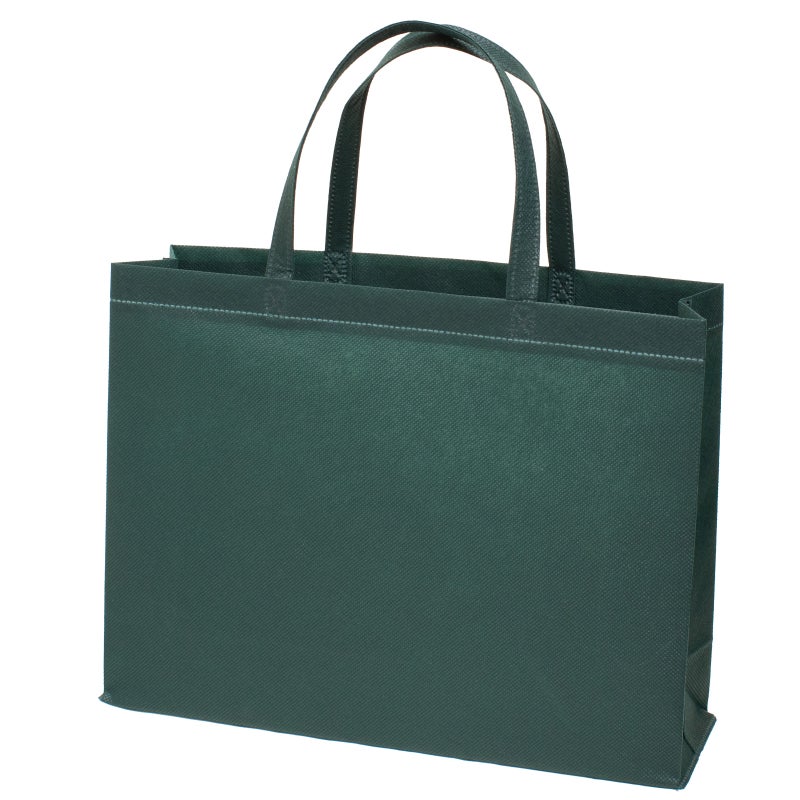 不織布バッグ｜【名入れ大ロット】不織布スクエアトート　ふつう《75g》　A4横サイズ｜ 100枚入（1000枚以上専用）