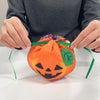 ラッピング｜【ハロウィン】おてだま巾着　パンプキンアミーゴ柄｜不織布ラッピング袋｜20枚入～