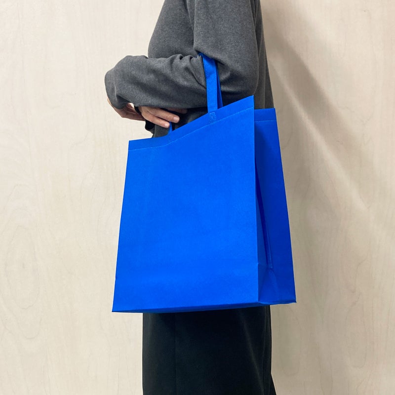 不織布バッグ｜【名入れ対応】不織布ベーシックトート　厚手《100g》　小サイズ｜ 100枚入
