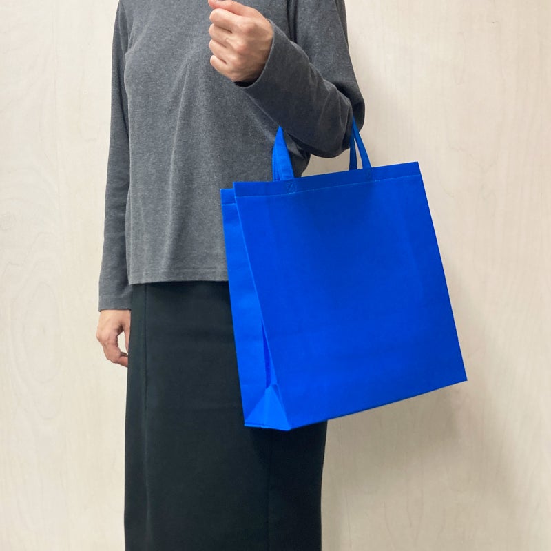 不織布バッグ｜【名入れ対応】不織布ベーシックトート　厚手《100g》　小サイズ｜ 100枚入
