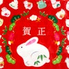 ラッピング｜【正月】小判抜きバッグ（ミニ）干支柄｜不織布ラッピング袋｜20枚入～