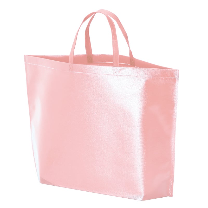 不織布バッグ｜【小ロット】ラミ不織布バッグ　底マチ　大サイズ｜10枚入～