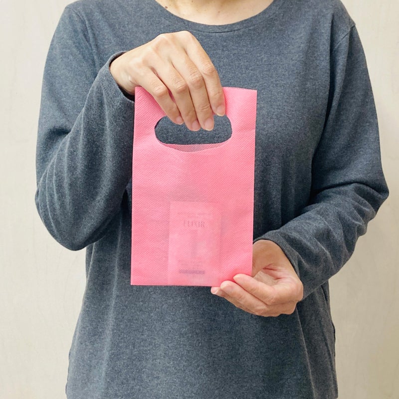 不織布アドバッグ小判抜き　薄手《40g》　S2サイズ｜100枚入～
