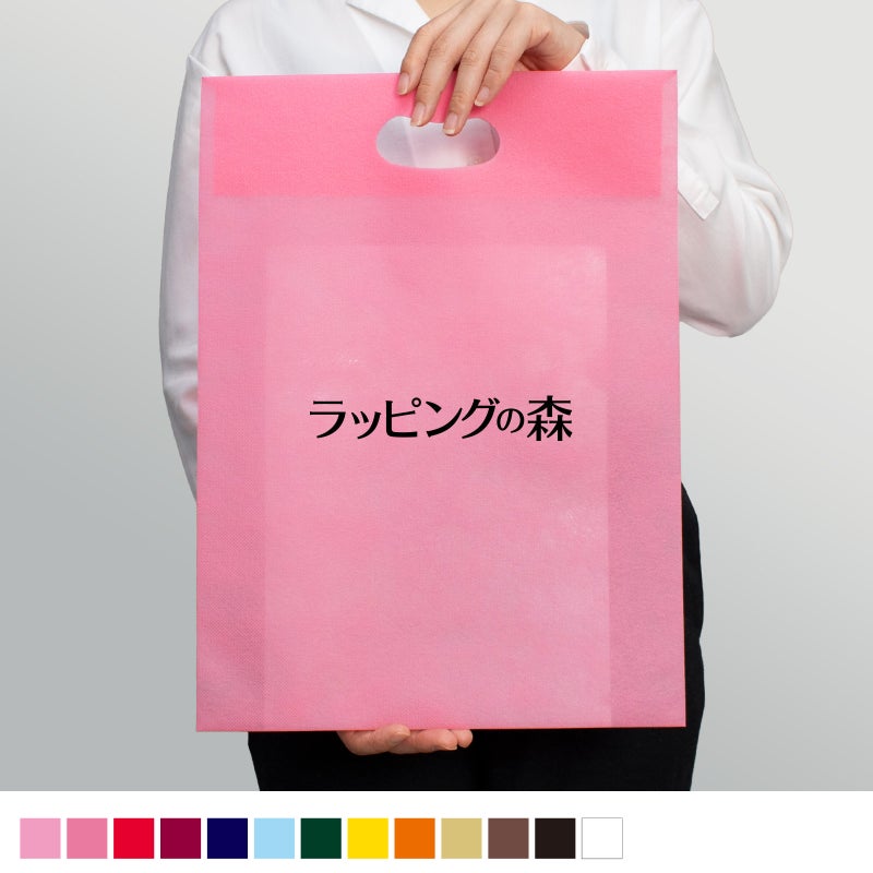 不織布アドバッグ小判抜き　薄手《40g》　S6サイズ｜100枚入
