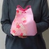【桜ギフト】信玄袋　吉祥（きっしょう）柄｜不織布ラッピング袋｜20枚入～