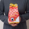 【こどもの日】信玄袋　こいのぼり柄｜不織布ラッピング袋｜20枚入～